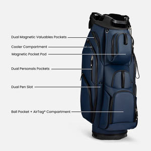 Competitive Price <b>Golf</b> Stand <b>Bag</b> Well Made Waterproof Leather <b>Golf</b> <b>Bag</b> Reinforced Base <b>Golf</b> Outdoor <b>Bag</b> - Product Image 5