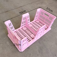 Caisse de transport d'œufs de poule empilable, caisse à œufs, caisse de manutention d'œufs, panier de transport d'œufs en plastique pour élevage avicole