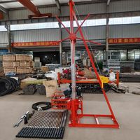 Mini-foreuse d'exploration pétrolière JT-30 avec boîte de vitesses à deux rapports, équipement de forage de puits d'eau de petite taille pour l'exploration géologique