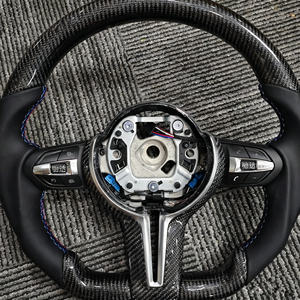 Volante Deportivo de Fibra de Carbono para Cuero, 3 Radios, Tamaño de Agarre 37, para <span class=keywords><strong>Chida</strong></span> para F30-F36 F87 F80 F82 F10 - Product Image 2
