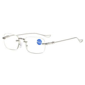 Lunettes de lecture LH8002 +1.5, verres PC anti-lumière bleue, unisexe, monture de largeur moyenne, pont nasal standard, origine Taizhou - Product Image 1
