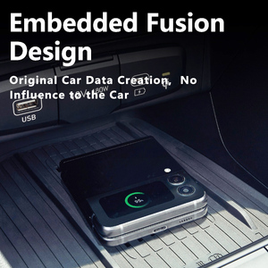 Chargeur sans fil Qi pour voiture Hyundai Accent <span class=keywords><strong>2022</strong></span> - Plaque de charge rapide pour téléphone portable, adaptateur, modification intérieure, pièces automobiles - Product Image 4