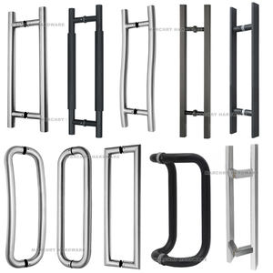 Poignée de bonne qualité pour porte en bois ou en verre Poignée de porte moderne en acier inoxydable - Product Image 3