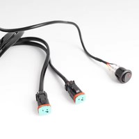 Offroad vente en gros relais fusible interrupteur DT Plug voiture barre lumineuse LED faisceau de câblage kits de câblage