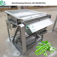 Électrique décortiqueur de soja fève éplucheur pigeon pois peeling machine prix
