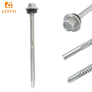 Tornillos Autorroscantes de Doble Rosca Ruspert con Cabeza Hexagonal y Arandela de EPDM para Metales Pesados y Paneles Sándwich - Product Image 1