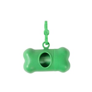 Dispensador de bolsas para excrementos de mascotas con forma de hueso, soporte portátil para bolsas de caca para perros, uso en exteriores, material HDPE - Product Image 4