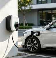 Cargador de Pared para Vehículos Eléctricos Putainen Serie QQ de 7kW 32A GB/T, Cargador de CA Doméstico y Comercial de 220V con Tarjeta RFID