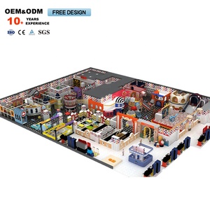 Casa de juegos para niños, conjunto de juegos interior comercial con tobogán temático de casa de colores y equipo de diversión - Product Image 1