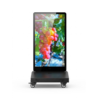 Kiosco de Doble Cara con Pantalla LED Alternativa a LCD para Exteriores, Soporte de Exhibición Recargable y Portátil, Máquina de Publicidad para Uso en Marketing Minorista