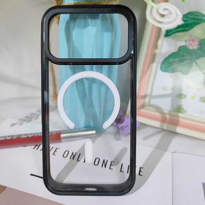 Alta calidad de lujo magnético <span class=keywords><strong>CK</strong></span> dos en uno IPhone17 funda multifunción PC carga inalámbrica cubierta trasera extraíble protección - Product Image 6