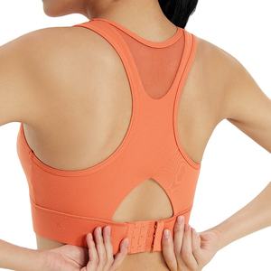 Pakaian Dalam Olahraga Wanita Intensitas Tinggi Anti Guncangan untuk Fitness dan Lari, Atasan Push Up, Sport Bra - Product Image 1