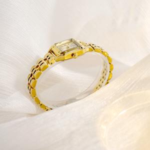 Elegante Reloj de Cuarzo de Acero para Mujer, Diseño Cuadrado Pequeño, Especial de Navidad, Lujo Ligero, Alta Estética - Product Image 6