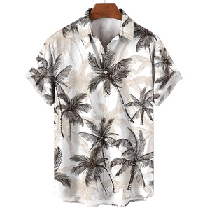 Polos Hawaianos de Verano para Hombre de Poliéster con Impresión 3D por Sublimación de Pieza Completa Personalizados al por Mayor - Product Image 1