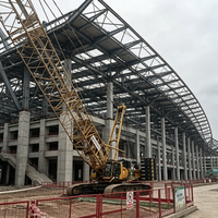 Pabellón Deportivo de Estructura de Acero de Diseño Personalizado, Gimnasio Interior de Gran Envergadura con Estructura Espacial de Acero para Baloncesto