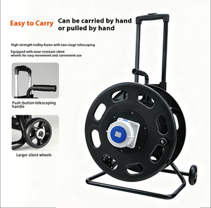 Enrouleur de câble portable personnalisé SFE à 2, 3, 4 voies, prises EU, IP44, rétractable, 100m, <span class=keywords><strong>50m</strong></span>, 40m, 25m, câble d'extension <span class=keywords><strong>électrique</strong></span> - Product Image 2