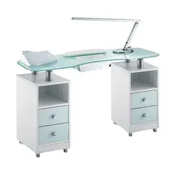 Bomacy bureau à ongles roulants avec collecteur de poussière pas cher clou avec évent <span class=keywords><strong>salon</strong></span> <span class=keywords><strong>manucure</strong></span> meubles lumière luxe <span class=keywords><strong>manucure</strong></span> table à ongles - Product Image 5