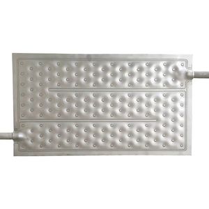 <span class=keywords><strong>Plaque</strong></span> d'oreiller à fossettes réfrigérant R134a en acier inoxydable 304 fréon - Product Image 1