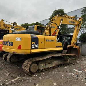 Excavatrice Komatsu PC270 d'occasion de haute qualité, profondeur de creusement 400L, réservoir de carburant, bien entretenue, d'origine japonaise, en stock - Product Image 1