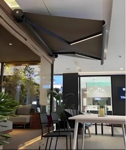Toldo retráctil eléctrico de aluminio Toldo Cassette completo Marco retráctil con <span class=keywords><strong>toldos</strong></span> de brazo plegable de control remoto - Product Image 3