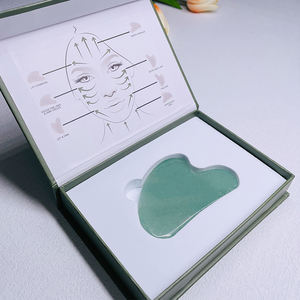 Outil de soin de la peau moderne et tendance : Planche Gua Sha en pierre de jade - Product Image 1