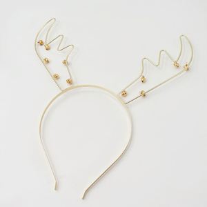 Sparkling <b>Reindeer</b> Headband with Bells - Glam Christmas Hair Accessories for Women, Party Headpiece - Product Image 4