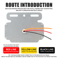 Yeux étanches Camion Feu Latéral Indicateur Luminosité Led 24V Devil Eye Feux Latéraux Clignotants Voyant D'avertissement