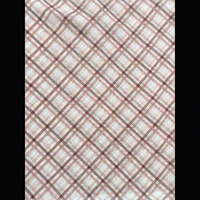 Tissu en daim à armure à carreaux teint en fil 100% lin, écologique, respirant, absorbant l'humidité, poids moyen, vêtements pour femmes