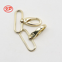 Mousqueton pivotant en alliage de zinc de 38 mm en forme d'olive avec anneau en D, robuste et polyvalent, accessoires de quincaillerie pour sacs à main, pour suspendre les sangles de sac