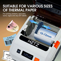 Imprimante d'étiquettes portable de fabrication, mini imprimante d'autocollants 80 mm, imprimante thermique mobile de reçus et codes-barres 3 pouces, OEM