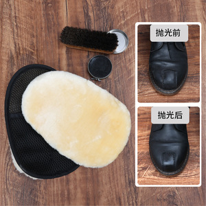 Gants de nettoyage de chaussures en tissu pelucheux avec dos en maille respirante pour l'entretien et le polissage des chaussures en cuir - Product Image 2