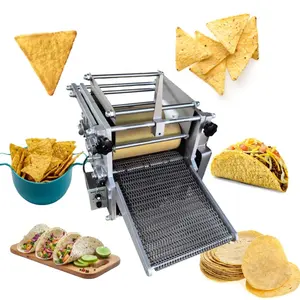 Mini máquina automática para hacer pizza Klang, máquina para hacer tortillas, máquina para rellenar paratha, máquina de rodillos de masa Chapati para uso doméstico