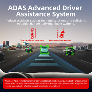 4K + 2K kép Dash Cam với xây dựng trong 2.4G WIFI & GPS Điều khiển bằng giọng nói xe hộp đen Máy quay <span class=keywords><strong>Camera</strong></span> 4K Dashcam cho giá cả cạnh tranh - Product Image 4