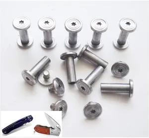 Tobo M10 M5 M2 DIY มีด้ามจับสลักเกลียวมีดกริชที่ยึดเดือยสแตนเลสหัวกลม - Product Image 1