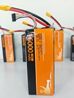 Baterai Li-Polymer Plastik EPP Busa Serat Karbon 6S 22.2V 16000mAh 15C Langsung dari Pabrik untuk UAV Angkat Berat, 21 Tahun Produksi & R&D