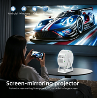 Mini Proyector SXZ S35 para Teléfono Inteligente con WiFi, Resolución 720P, Pantalla LED LCD Portátil de Bolsillo, Video Casero, 120ANSI Lúmenes, el Mejor Proyector para Niños