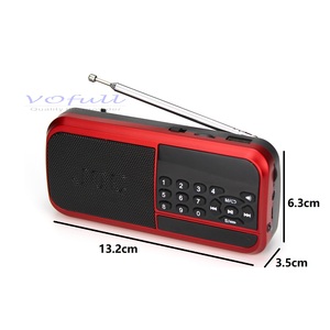 Vofull Radio Digital Portátil Reproductor de MP3 AM FM Música Radio Dos Vías Radio Hogar - Product Image 2