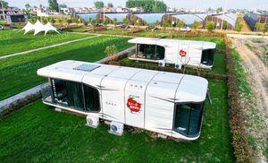 Đám mây loạt H45 di động prefab viên nang Suite thép không thấm nước Khung nhà cho cắm trại công viên hội thảo Mall COURTYARD sử dụng - Product Image 2