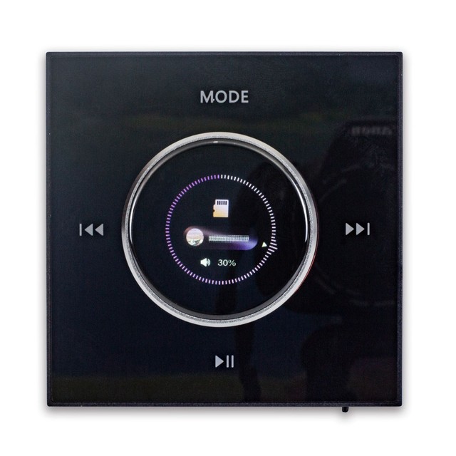 2X25W Smart Stereo Surround Sound BT Amplifier | In-Wall Receiver with Background Music Smart Controller