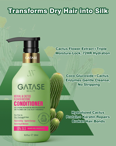 Huile Capillaire Réparatrice aux Herbes et aux Fleurs de <span class=keywords><strong>Cactus</strong></span> OEM GATASE – Soins Capillaires Professionnels Sous Marque Privée pour Cheveux Abîmés – Produits en Gros - Product Image 3