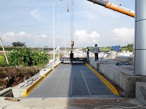 Cân Bê Tông Công Nghiệp 50 Tấn Cân Sàn Xe Tải Xe Hơi Cân Điện Tử Kỹ Thuật Số Cân Xe Tải Hạng Nặng - Product Image 6