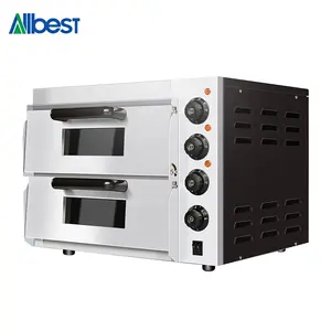 Mobile Electric Manufacturer Price Commercial Potato Cup Cake Italy Pizza Croissant Lebanese Bread Baking Oven With 3Sheet Deck