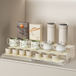 Condiment Storage Rack 3 Tier Rectangular Desktop Organizer For Kitchenware Toy Display Multi Layer Rack - Product Image 3