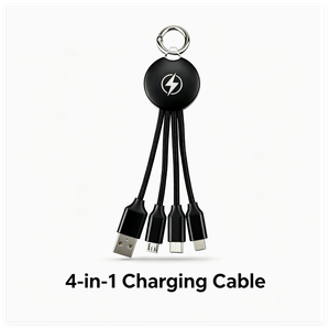<span class=keywords><strong>C</strong></span>âble de charge 3-en-1 avec logo LED lumineux et porte-clés, cadeau promotionnel personnalisé OEM avec logo lumineux et <span class=keywords><strong>c</strong></span>âbles multiples, avec connecteur <span class=keywords><strong>Type</strong></span> <span class=keywords><strong>C</strong></span> - Product Image 3