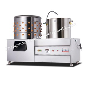 Automatic <strong>Chicken</strong> Duck Goose Poultry <strong>Chicken</strong> <strong>Plucker</strong> and Scalder Combined Machine - Product Image 3