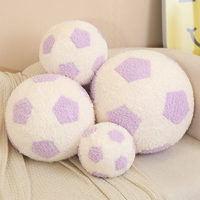 Heiße Kinder fußball Soft Throw Pillow Simulation Fußball Plüsch puppe Maschinen gefülltes Jungen spielzeug für Feiertage Geschenk idee