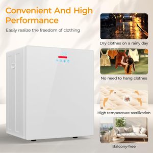 Secadora de Ropa Portátil EUHOMY 850W, Compacta y Ventilada, con Panel Táctil LCD y 4 Modos para Uso Doméstico - Product Image 4