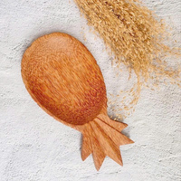 Assiette en bois de coco du Vietnam, moderne, polie, écologique, pour fêtes, échantillon disponible