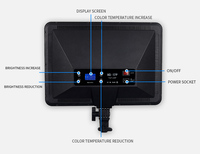 Lumière de Studio LED bicolore 40W à intensité variable pour appareil photo, lumière de vidéo pour photographie, lumière de panneau LED