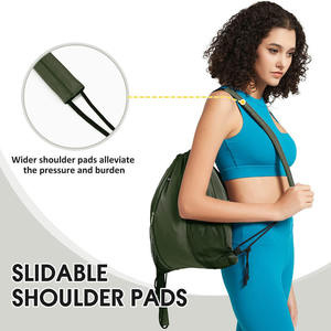 Sac à dos de randonnée personnalisé avec cordon de serrage, sac en nylon ripstop de haute qualité, sac de camping avec cordon de serrage, sac de sport - Product Image 2